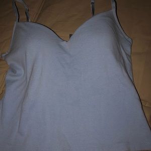 Camisole strap cotton bra top M